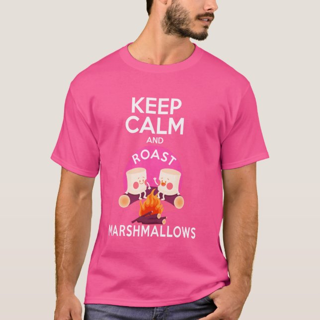 Camiseta Mantener La Tranquilidad Y El Toque De Mariscos Al (Anverso)