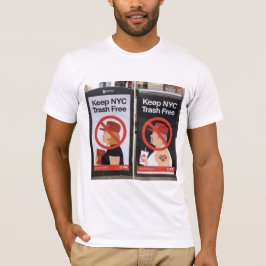 Camiseta Mantener libre la basura de NYC