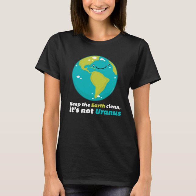 Camiseta Mantener limpia la Tierra (Anverso)