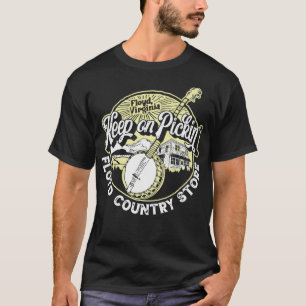 Camiseta Mantener Pickin' Floyd Country Store Vintage Banjo