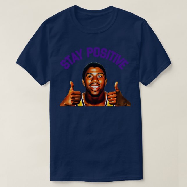 Camiseta Mantener positivo (Diseño del anverso)