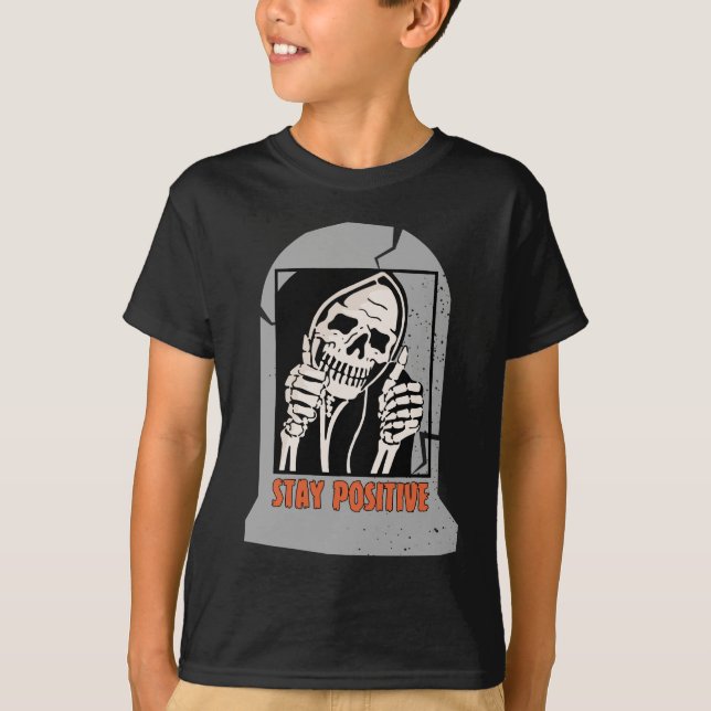 CAMISETA MANTENER SKELETON POSITIVO (Anverso)