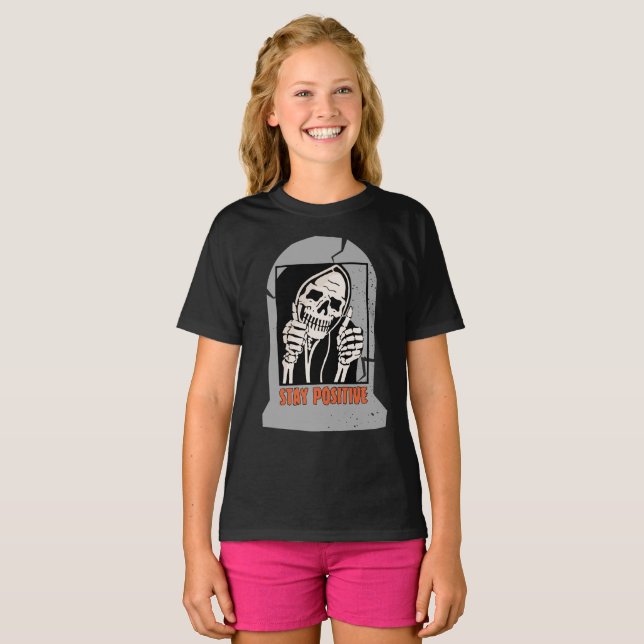 CAMISETA MANTENER SKELETON POSITIVO (Anverso completo)