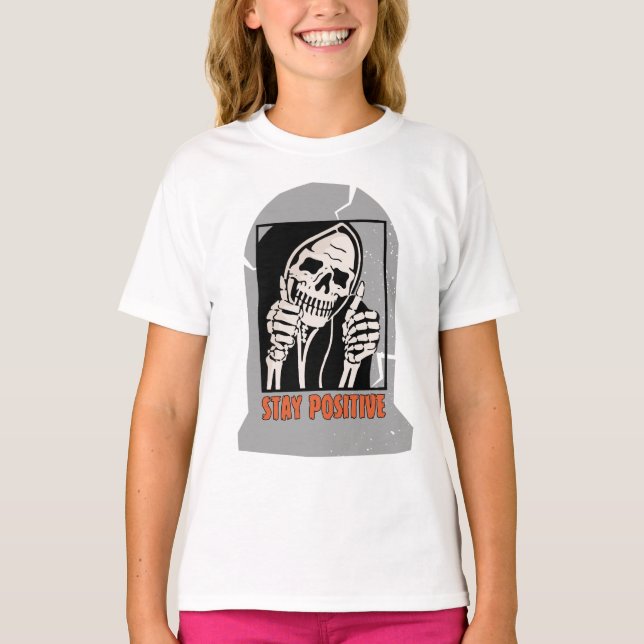 CAMISETA MANTENER SKELETON POSITIVO (Anverso)