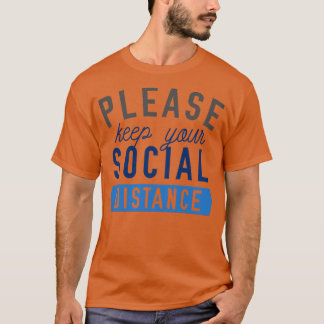 Camiseta Mantener su distancia social 1