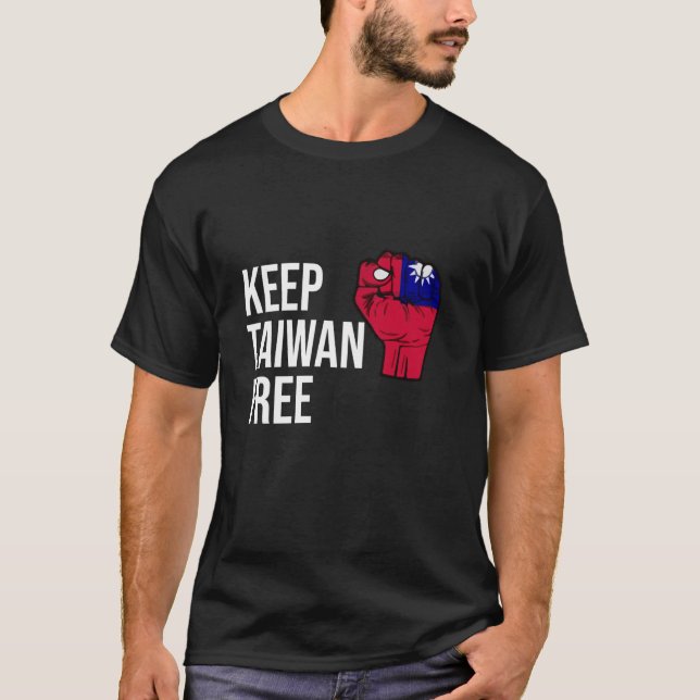 Camiseta Mantener Taiwán Libre (Anverso)