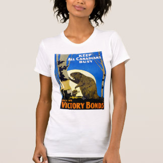 Camiseta Mantener todos los canadienses ocupados