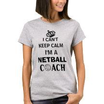 Mantener tranquilo al entrenador de Netball Slogan