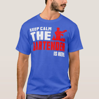 Camiseta Mantener tranquilo Bartender Design 2