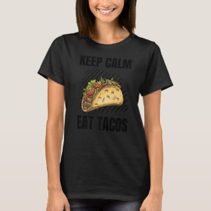 Camiseta Mantener tranquilo Tacos Vintage Grunge Tacos