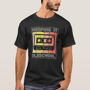Camiseta Mantenerla en la escuela secundaria 80 Casetes Mix