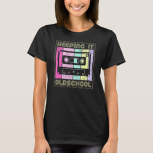 Camiseta Mantenerla Oldschool 80s 90s Casetes Mixtape R