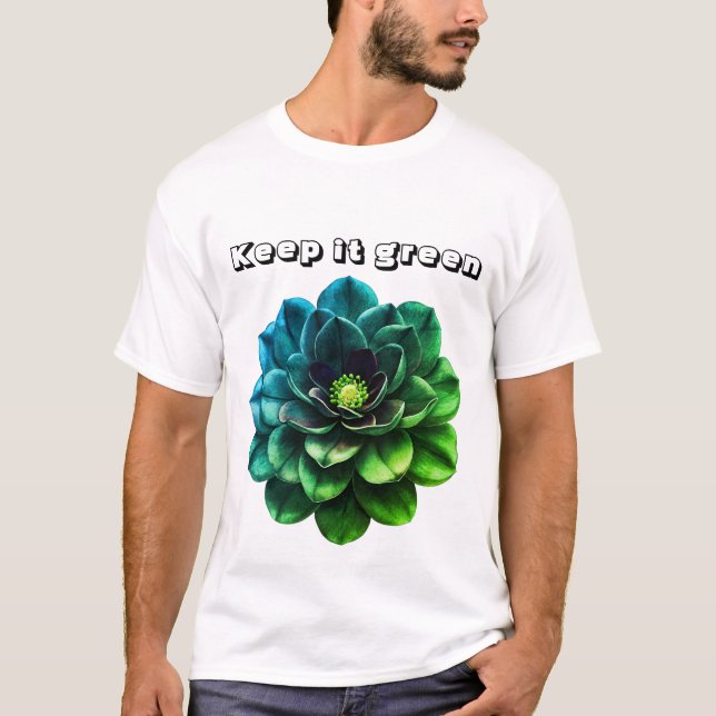 Camiseta mantenerla verde (Anverso)