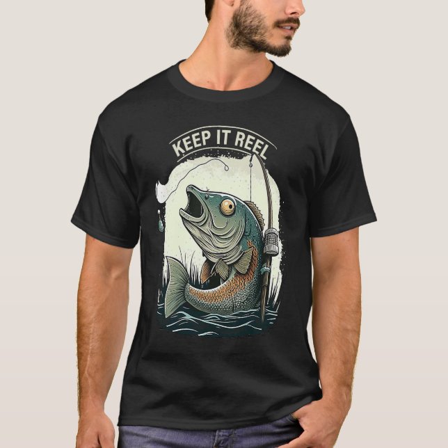 Camiseta Mantenerlo Real  Pesca  1 (Anverso)