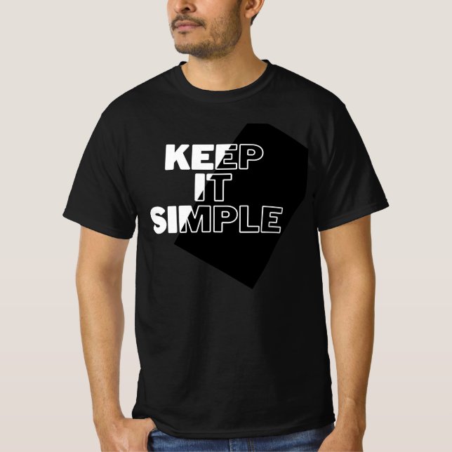 CAMISETA MANTENERLO SIMPLE (Anverso)