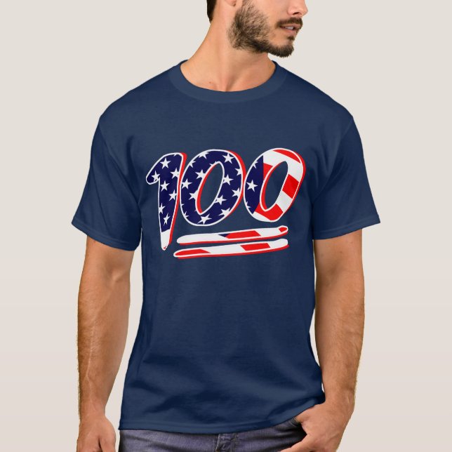 Camiseta Mantenerlo USA 100 (Anverso)