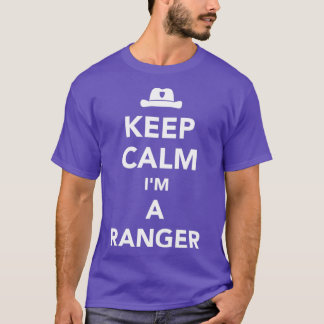 Camiseta Mantenerme tranquilo soy un guardabosques