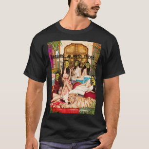 Camiseta mantenerse al día con shrek