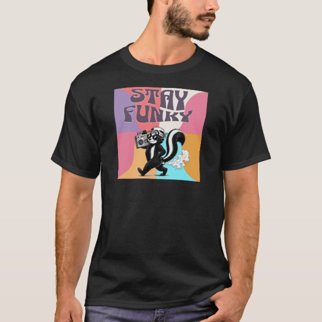 Camiseta Mantenerse Funk Mapache (Anverso)