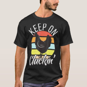 Camiseta Mantenga Cluckin Retro vintage Pollo