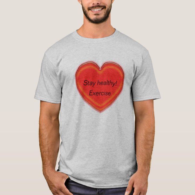 Camiseta - Mantenga el corazón sano (Anverso)