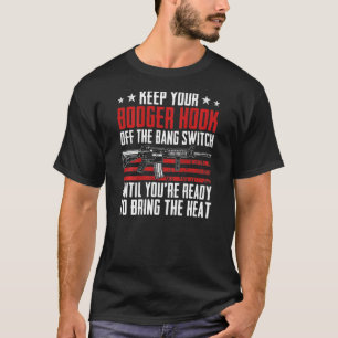 Camiseta Mantenga el gancho del boxeador fuera de las pisto