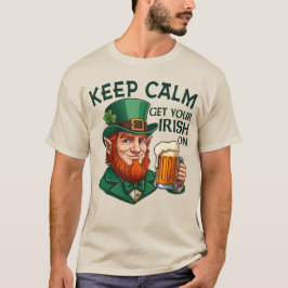 Camiseta Mantenga la calma - Pon tu irlandés en