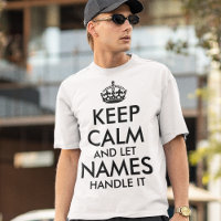 mantenga la calma y deje que agregue su propio nom