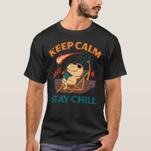 Camiseta Mantenga La Calma Y Mantenga El Meteor Chill Vigil