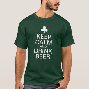 Camiseta MANTENGA LA CERVEZA TRANQUILA y de la BEBIDA 2