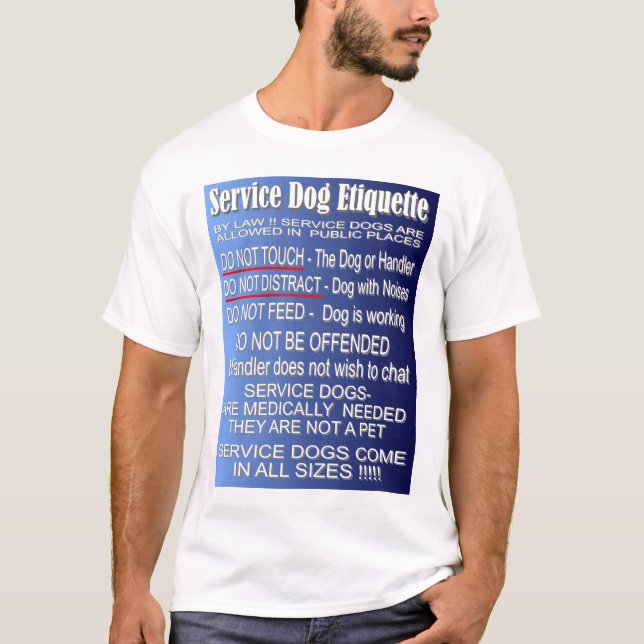 Camiseta Mantenga la etiqueta del perro (Anverso)