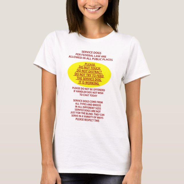 Camiseta Mantenga la etiqueta del perro (Anverso)