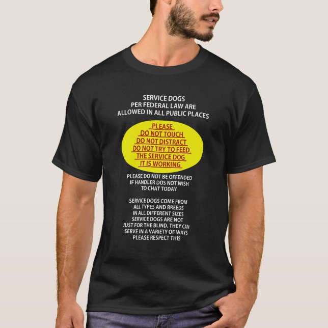 Camiseta Mantenga la etiqueta del perro (Anverso)