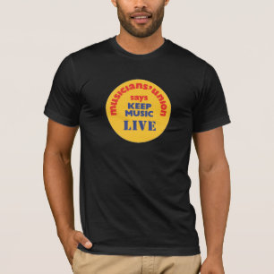 Camiseta Mantenga la música viva