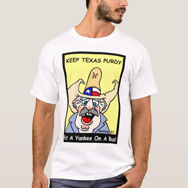 CAMISETA MANTENGA TEJAS BONITO (Anverso)