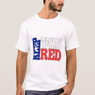 Camiseta Mantenga Tejas rojo