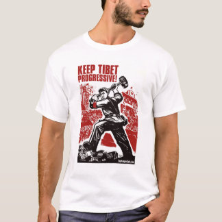 Camiseta ¡Mantenga Tíbet progresivo!