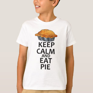 Camiseta Mantenga tranquilo y coma la empanada