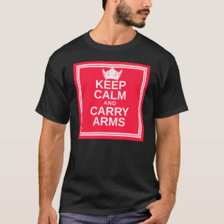 Camiseta Mantenga tranquilo y lleve el engranaje de Viking