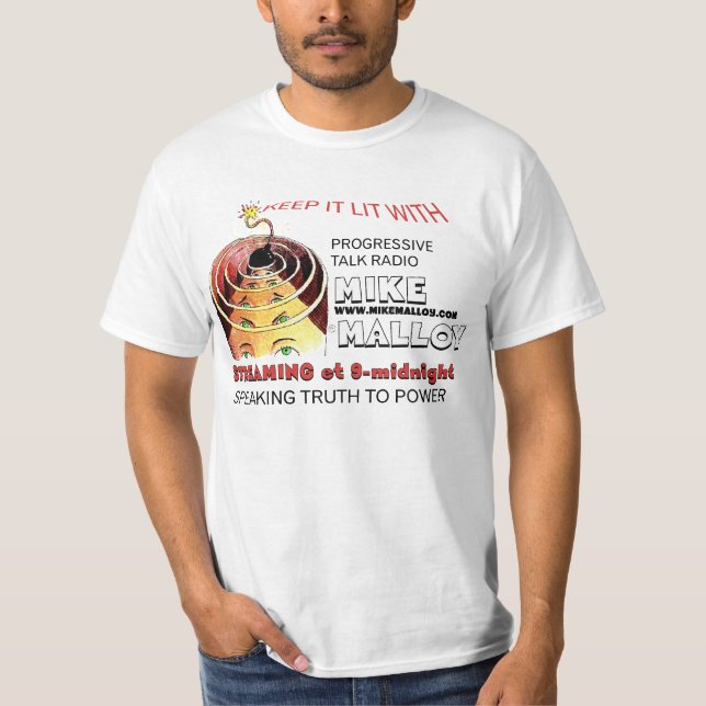 Camiseta MANTÉNGALO ENCENDIDO, TRUTHSEEKERs (Anverso)