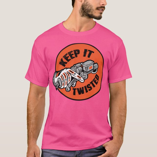 Camiseta Manténgalo Girado (Anverso)