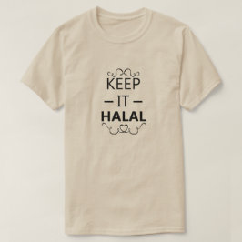 Camiseta Manténgalo halal