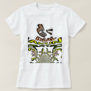 Camiseta Manténgalo Real: Impresión/Gráfico de arte Kaleido