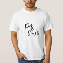 Manténgalo simple
