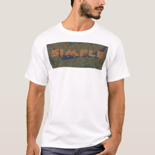 Camiseta Manténgalo Simple: El diseño del patrón de clarida