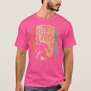 Camiseta Manténgalo Squatchy Retro Funny Sasquatch Alilover