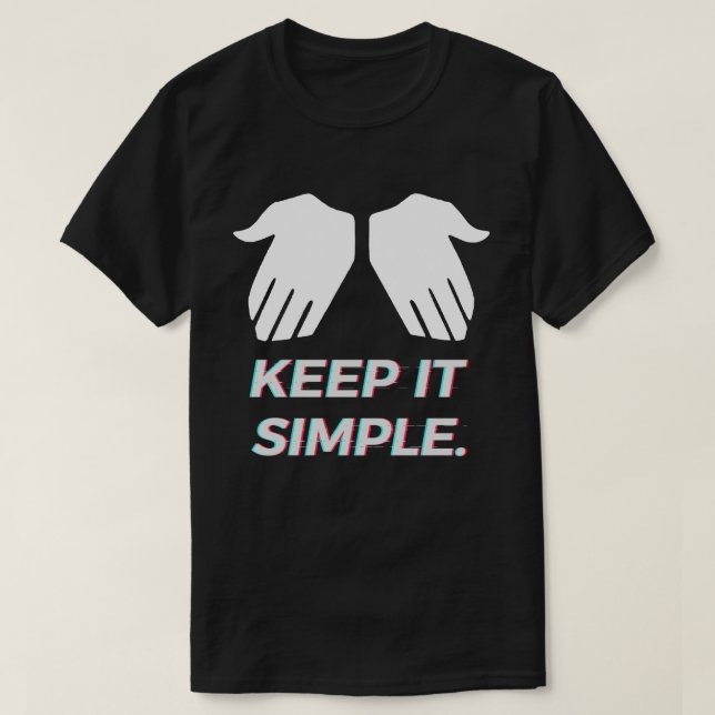 Camiseta MANTENGAMOS SIMPLE Khaby Lame (Diseño del anverso)