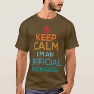 Camiseta Mantengan la calma Cumpleaños Funcionario cercano