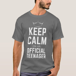 Camiseta Mantengan la calma Cumpleaños Funcionario cercano 
