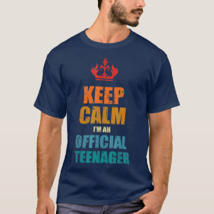 Camiseta Mantengan la calma Cumpleaños Funcionario cercano